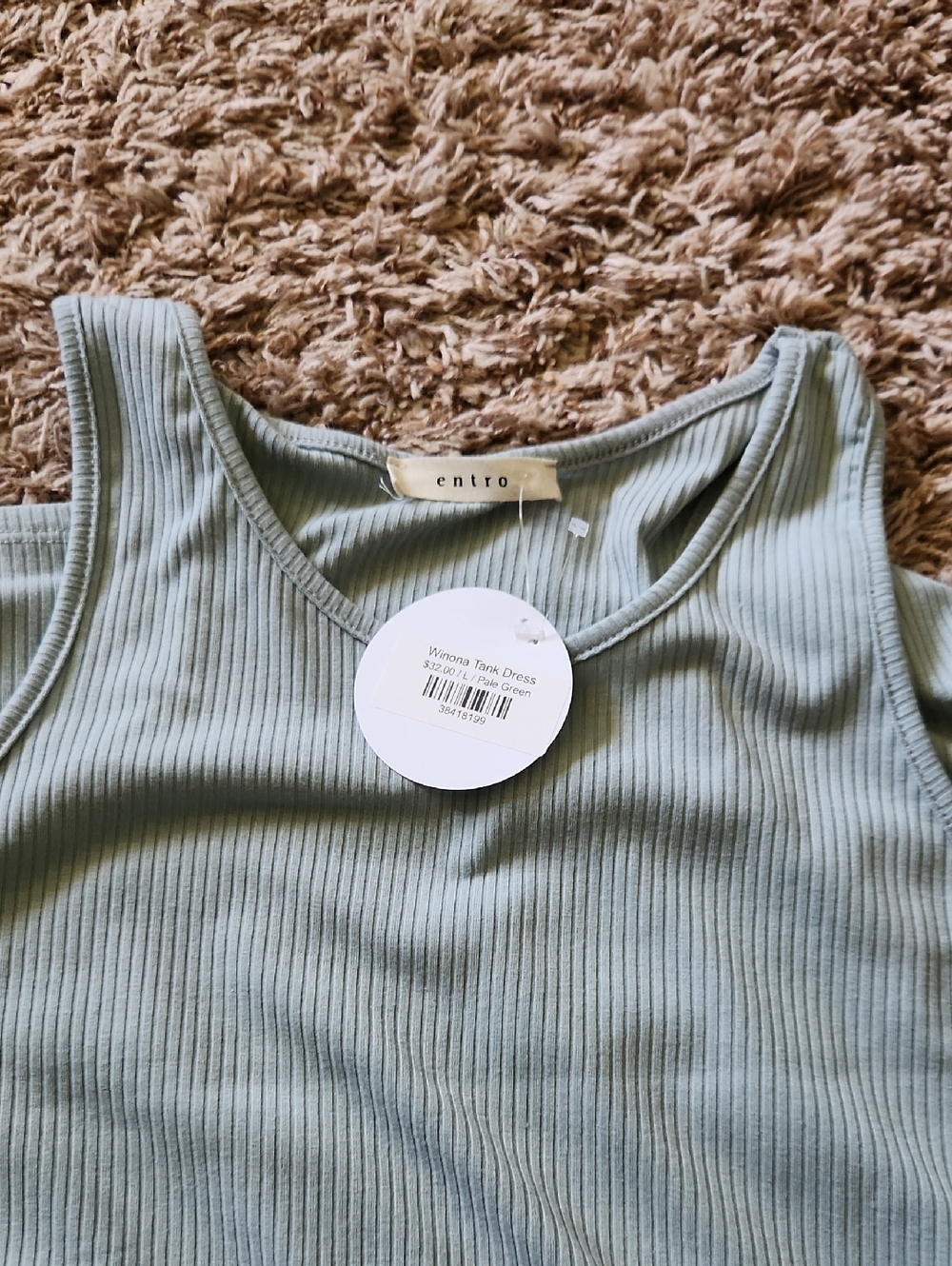 Sage Green Tank Dress